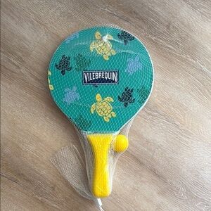 Vilebrequin Teal and Yellow Turtle Paddle Set